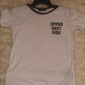 UPPER EAST SIDE, FOREVER 21 T- SHIRT
